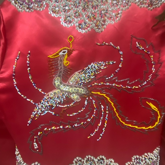 Dynasty for Neiman Marcus Silk Hand beaded jacket. Size Medium - Picture 8 of 8